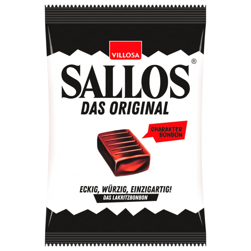 Villosa Sallos Das Original Lakritz-Bonbon 150g